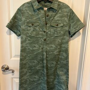 Vineyard Vines Green Camo Dress